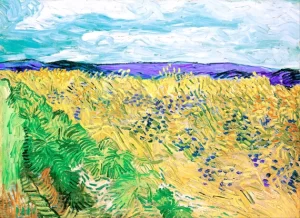 Wheatfield With Cornflowers 1890