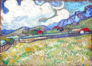 The Wheat Field Behind St. Pauls Hospital, St. Remy, 1889