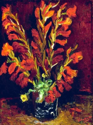 Nature Morte- Vase Aux Glaïeuls