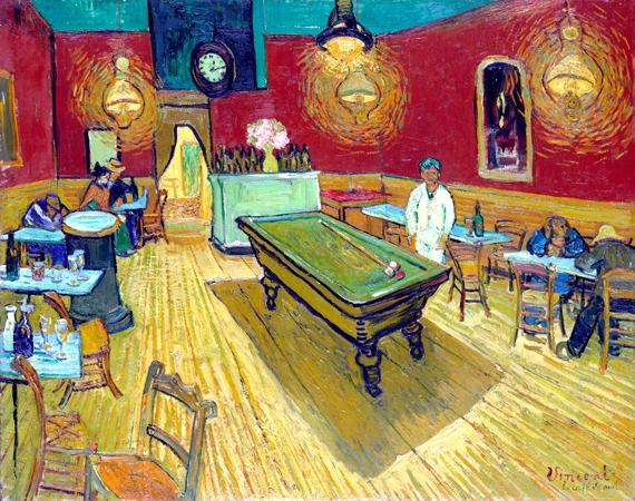 Le Café De Nuit (The Night Café) by Vincent Van Gogh, oil painting reproduction on canvas Le Café De Nuit (The Night Café)