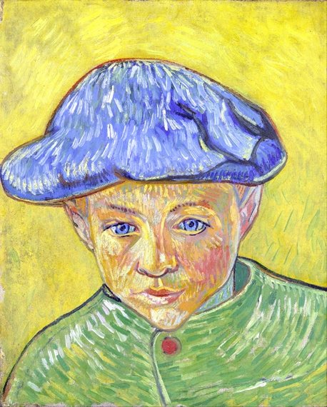 Portrait Of Camille Roulin 1888 by Vincent Van Gogh, oil painting reproduction on canvas Portrait Of Camille Roulin 1888