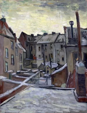 Houses Seen From The Back 1886