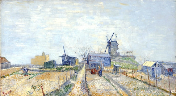 Montmartre- Mills And Vegetable Gardens 1887