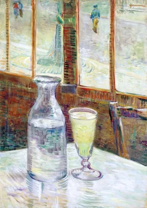 Café Table With Absinth 1887