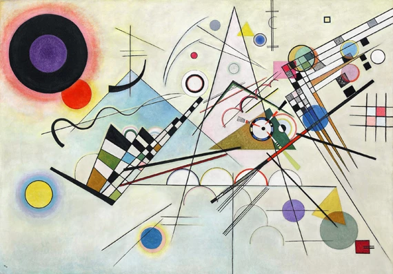 Composition VIII by Wassily Kandinsky, oil painting reproduction on canvas Composition VIII