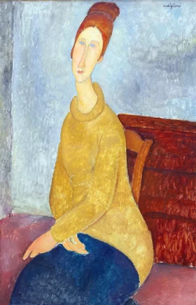 Jeanne Hébuterne with Yellow Sweater 1918