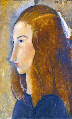 Jeanne Hébuterne in Profile 1918