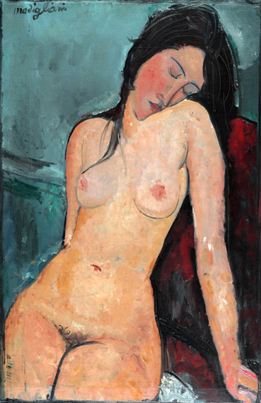 Female nude 1916