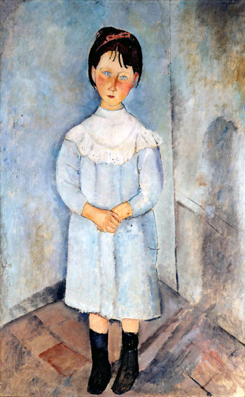 Fillette En Bleu 1918