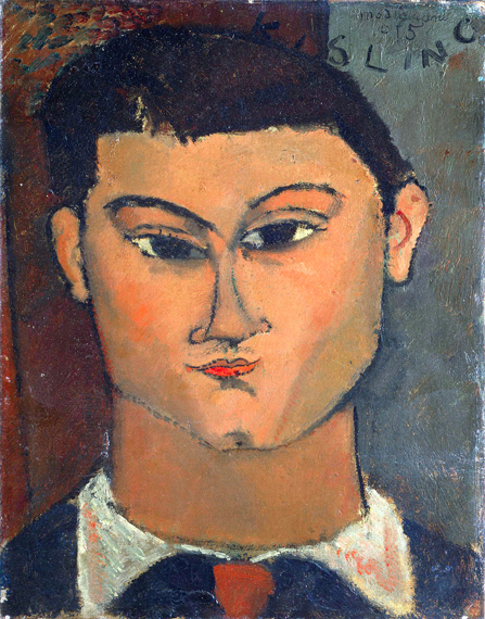 Moise Kisling 1915 by Amedeo Modigliani, oil painting reproduction on canvas Moise Kisling 1915