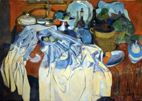 Nature morte à la table