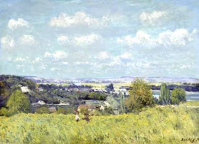 The Vicarage At Nuenen 1885 The Valley of the Seine at Saint Cloud