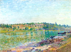 Les Coteaux de La Celle Sous Moret, Vus de Saint Mammès