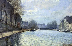 View of the Canal Saint, Martin, Paris