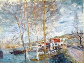 Flood at Moret