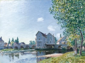 Le Pont de Moret, Effet Du Matin
