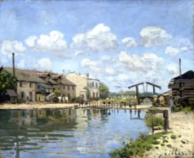 Le Canal Saint, Martin, Paris