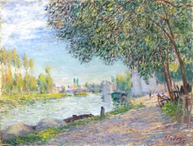 The Bridge of Moret, Evening, 1884