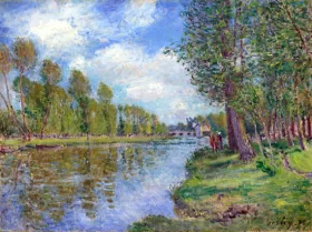 Banks of the Loing River, 1885