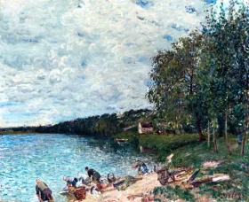 Lavandières Près de Champagne