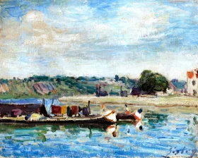 Bord Du Loing à Saint Mammès