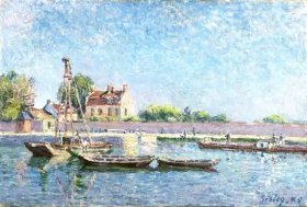 The Lock of Saint Mammès (1885)