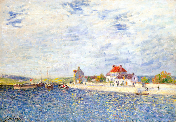 Les Bords Du Loing à Saint-Mammès 1884