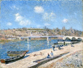 The Beach at Saint-Mammès 1884