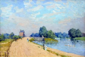 The Road to Hampton Court 1874
