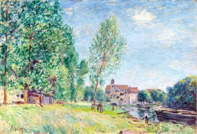 Moret, the shipyard at Matrat 1882
