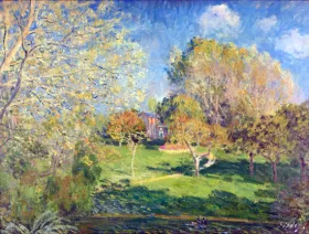 The garden of Hoschedé. Montgeron 1881