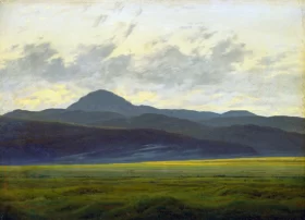 Mountain landscape in Bohemia