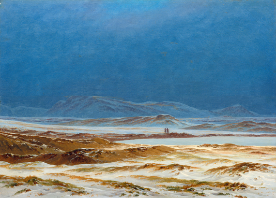 Northern Landscape, Spring 1825 by Caspar David Friedrich, oil painting reproduction on canvas Northern Landscape, Spring 1825