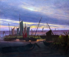 Boats in the Harbour at Evening 1828