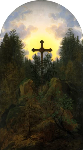 Cross in the mountains