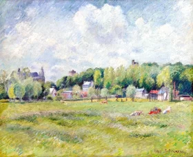 Prairies à Gisors 1885