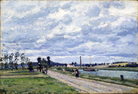 The Banks of the Oise Near Pontoise 1873