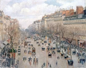 Boulevard Montmartre in Paris 1897
