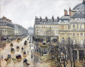Place du théÂTre FrançAis, Paris- Rain 1898