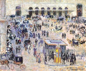 La Place du Havre et La Gare Saint-Lazare 1893