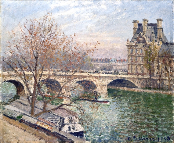 Le Pont Royal et Le Pavillon de Flore 1903