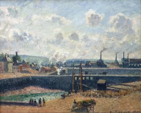 Dieppe, Bassin duquesne, Sun, Morning, 1902