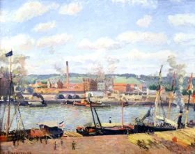 View on the Cotton Mill of Oiseel Near Rouen 1898