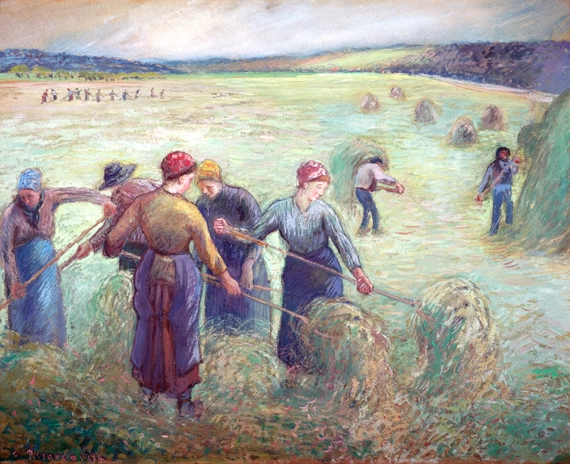 Peasants Harvesting Hay 1884
