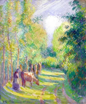 VachèRe Dans une ClairièRe 1890
