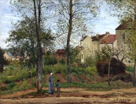 Houses at Bougival (Autumn) 1870