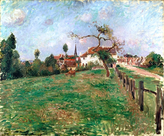 The approach To the Village of ÉRagny 1885