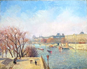 The Louvre, Morning, Sunlight 1901