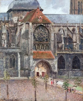 Portail L'ÉGlise Saint-Jacques à Dieppe 1901