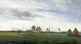 Placeholder-000164 Paysage avec Troupeau de Moutons et Meules 1863